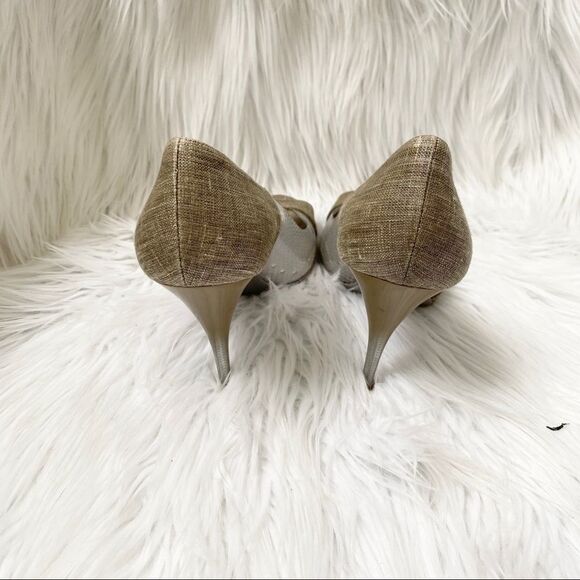 Stella McCartney clear PVC with linen pumps 6.5 - Picture 4 of 12